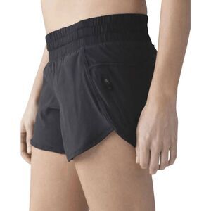 LULULEMON ATHLETICA Tracker Short V 4' Size 4 in Black